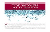april TOP WOMEN ATTORNEYS · powder contains asbestos (the jury returned a unanimous verdict in favor of Johnson & Johnson, finding that the Baby Powder ... chair trial lawyer who