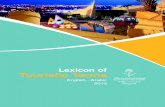 Lexicon ofمجعم Touristic Termsةيحايس لا تاحلطس لما€¦ · The lexicon was also referred for assessment to scientific referees both inside as well outside the