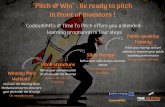 Codex4SMEs & Time To Pitch offers you a blended- · "Pitch & Win" : Be ready to pit ch in front of investors ! Codex4SMEs & Time To Pitch offers you a blended-learning programm in
