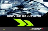 SERVICE SOLUTIONS - Haulotte · Replacement of engine oil filter 16. Replacement of all fuel filters and primary filters 17. Replacement of engine oil 18. Replacement of hydraulic