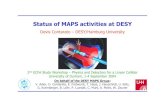 Status of MAPS activities at DESY · D. Contarato, Status of MAPS Activities at DESY 2 nd ECFA Study Workshop Durham, 1-4 September 2004 (from Carsten Muhl, DESY) • simulation of