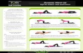 Dynamic Warm-Up - Lo's Yoga Naples · 2018. 8. 7. · Dynamic Warm-Up Yoga For Golfers® Peak Performance DYNAMIC SPINE ROTATION Dynamic Conditioning Makes All The Difference! x Continuous,