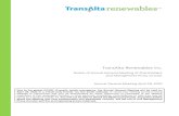 TransAlta Renewables Inc. · 2020. 3. 26. · TransAlta Renewables Inc. 2020 Management Proxy Circular 1 A NOTE ABOUT FORWARD-LOOKING STATEMENTS From time to time, we make written