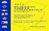 2015 BUILDING SAFETY CONFERENCE - New Jersey...Building Safety Conference of New Jersey 34th Annual Spring Conference Wednesday, Thursday, & Friday, May 6, 7 & 8, 2015 Bally’s Conference