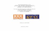 Desert Broadcasters, LLC KGX-AM, 920 kHz, Palm Springs, CA ...€¦ · conjunction with FM Translators K256CU which retransmits KGX, and K222DA, which retransmits KWXY. The asking