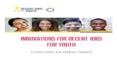 Global Initiative on Decent Jobs for Youth · One-on-one networking session for pre-arranged meetings with other participants to explore collaboration opportunities on decent jobs
