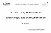 EUV-XUV Spectroscopic Technology and Instrumentation · w et al. 2007 nature photonics 1 336) peak intensity at focus >1013 w/cm2 high photon energy peak intensity at focus >1013