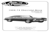 1969-74 Chevrolet Nova - Vintage Air · 2019. 5. 2. · an ISO 9001:2015 Registered Company 1969-74 Chevrolet Nova with Factory Air Evaporator Kit (565072) 18865 Goll St. San Antonio,