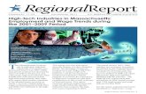 Regional Report: High-tech Industries in Massachusetts: Employment and Wage Trends … · Employment trends in high tech From the mid 1990s until 2001, Massachusetts experienced rapid