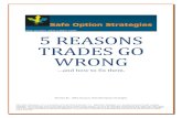 5 REASONS TRADES GO WRONG - Safe Option Strategies · 12/5/2016  · Safe Option Strategies, LLC. is a subsidiary of Dunyon Online Services, LLC. Safe Option Strategies, LLC. provides
