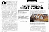 ON-THE-JOB MCYCLING GREEN BUILDING SH l~N-E SI N-ATLANTA · blocks, were generated in Georgia in 2000, according to the Southface Energy Insti- tute, an Atlanta-based nonprofit organiza-