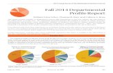 Fall 2014 Departmental Profile Report · Fall 2014 Departmental Profile Report William Yslas Vélez, Thomas H. Barr, and Colleen A. Rose This report presents a profile of mathematical