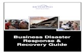 Business Disaster Response & Recovery Guide · City of Richmond Emergency Program Business Disaster Response/Recovery Guide 7 R Most emergency responsibilities are not specifically