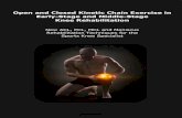 Open and Closed Kinetic Chain Exercise in Early-Stage and ...€¦ · listed by the International Federation of Sports Physiotherapy (IFSP). The course is a British Association of