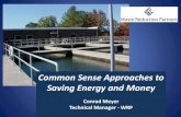 Common Sense Approaches to Saving Energy and Money Efficiency for... · Comparisons . Energy Measurements • Electrical - Demand and consumption. –Demand – kilowatts ... •