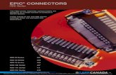 EPIC CONNECTORS - Viewmold connector/EPIC connector HDD/E… · EPIC® CONNECTORS HDD Series 396 877-799-5277 • 24, 42, 72, 108, 144, 216 (+PE) VDE: 250V EPIC HDD 24 - 216 UL: 600V