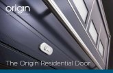 The Origin Residential Door - Dovecote Windows...your door Urn style knockers are available in chrome and gold. The slimline choices are black, white, chrome, gold and stainless steel.