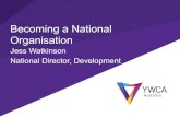Becoming a National Organisation 3 The not-for-profit sector is becoming increasingly crowded and competitive