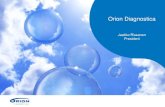 Jaakko Rissanen Presidentqsb.webcast.fi/o/orion/orion_2015_0526_cmd_09/CMD2015_09.pdf · Healthcare & Hygiene Monitoring Orion Capital Markets Day 2015 26 May 2015 3 Orion Diagnostica