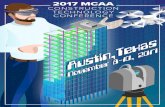 2017 MCAA Technology Conference Tentative Schedule · -Comparing Service Software and Hardware -Fabrication Technology 3:15 PM Hardware Rundown – Mobile Devices and BIM Workstations