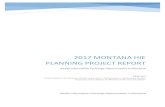 2017 mONTANA hie pLANNING pROJECT rEPORT · Abstract Project Report of the Montana HIE Planning Project ... Executive Summary Montana’s patients, healthcare & social services providers,