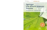 Springer Life & Earth Sciences Preview · Available from AB CD springer.com Springer Life & Earth Sciences Preview Top Frontlist July – September 2011 D R 1 Agriculture Earth Sciences