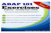 ABAP101 Exercises - Beginner - Agilidade | ABAP · The ebook “ABAP 101 Exercises - Beginner - Starting from scratch” is more than an extra learning resource for ABAP freshmen.