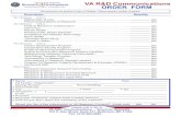 VA R&D Communications ORDER FORM · VA Central IRB Other Products Research Advances (research fact sheets) Research Folders Research & Development Overview Brochure Research & Development