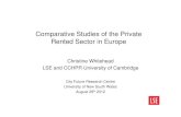 Comparative Studies of the Private Rented Sector in Europe€¦ · • Limited security of tenure even for households that want ... Statistikbanken Table BOL 101 England 11 (1981)