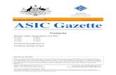 Published by ASIC ASIC Gazette · ASIC GAZETTE Commonwealth of Australia Gazette A035/10, Tuesday, 20 April 2010 Notices under Corporations Act 2001 Page 1 of 51=