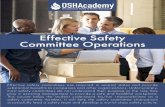 701 Effective OSH Committee Operations - OSHA Training · Contact OSHAcademy to arrange for use as a training document. This study guide is designed to be reviewed off-line as a tool