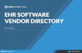 EHR SOFTWARE VENDOR DIRECTORY · Allergy EHR is developed and marketing by Meditab Software which is based in northern ... Their EHR software emphasizes speed and ease of use, ...