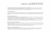 Miss Homeless - press kit - EN · Title: Microsoft Word - Miss Homeless - press kit - EN.doc Author: JB Created Date: 9/27/2010 17:0:33