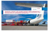 DuPont Tyvek Air Cargo Covers Product Brochure · Thermal blanket Tyvek™ air cargo covers Test conditions: Covered pallets on simulated tarmac in Lakeland, FL, November 2012 at