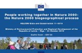 People working together in Natura 2000: the Natura 2000 ... · The (new) Natura 2000 . biogeographical process. Working together in Natura 2000. to. enhance effective and coherent