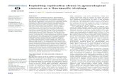 Exploiting replicative stress in gynecological cancers as ...Jun 22, 2020  · ngoi nyl et≥al Int J Gynecol Cancer 20200:115 doi:101136igc2020001277 1 Exploiting replicative stress