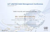 Debt records and operational risk - UNCTAD · 5.- Debt recording and operational risk DeMPA 2015 (Assesment 2017) which implied variation in their results- The management of operational