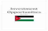 Investment Opportunities · 2018. 1. 15. · 3 . National Railway Project Total Estimated Investment: $2.1 Billion . Project Description: Jordan seeks to establish a national railway