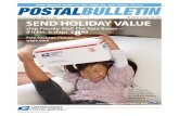 Postal Bulletin 22218 - 10/25/07 - USPS · 4 POSTAL BULLETIN 22218 (10-25-07) USPSNEWS@WORK If you see postal equipment such as pallets, flat tubs, trays or hampers that are obvi