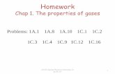 Homework - KOCWcontents.kocw.net/KOCW/document/2015/pusan/limmanho/1.pdfChap 1. The properties of gases (2015) Spring Physical Chemistry (I) by M Lim 2 • Gas: the simplest state