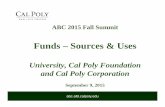 Funds – Sources & Uses - Cal Poly · abc.afd.calpoly.edu 9 University Funds - Sources MYxxx: Lottery Education Fund Sources: Allocation from Chancellor’s Office Budgets allocated
