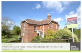 £215,000 PRESTON COTTAGE, BRADING ROAD, RYDE, ISLE OF ... · PO33 1QQ Our description of any appliances and/or services (including any central heating system) should not be taken