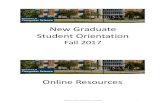 New Graduate Student OrientationInternship •Job Fair –Two major Job Fairs on campus each semester –Public job fairs (from other universities) •Online Websites –Company official