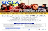 Sunday, November 15, 2015 at UCLA...The UNCF’s Gates Millennium Scholars (GMS) Program is funded by a $1.6 billion grant from the Bill & Melinda Gates foundation. GMS annually provides