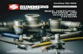 HOSE, COUPLINGS, FITTINGS AND ACCESSORIES CATALOG€¦ · Summers Rubber Company 12555 Berea Road Cleveland, OH 44111 Phone:216-941-7700 Toll-free:800-686-5801 Fax: 216-941-4673 Summers