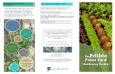 space TheEdible Front Yard - St. Catharines · FRONT YARD GARDEN to increase biodiversity in your neighbourhood Brought to you by the City of St. Catharines Community Advisory Committee