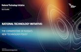 NATIONAL TECHNOLOGY INITIATIVEdigitalsubstation.com/wp-content/uploads/2018/05/... · Bio objects properties management technologies ... Planned focus since 2016: study & pilot projects