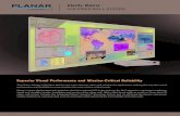 LCD VIDEO WALL SYSTEM - planar.com · The Clarity® Matrix® LCD Video Wall System is the ultimate video wall solution for applications seeking the very best visual ... whisper-quiet