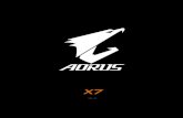 Using AORUS Notebook for the First Time€¦ · • Do not install the Notebook PC on a slant or a place prone to vibrations, or avoid using the Notebook PC in that location for a