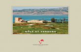 Verdura Resort presents a golf experience unlike any other. · 2015. 6. 30. · Verdura Resort presents a golf experience unlike any other. Our three links-style golf courses, all